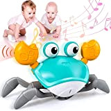 Crawling Crab, Walking Sensor Crab Toy, giocattolo per animali domestici elettronici, per neonati, ragazzi, ragazze, amici, 3, 4, 5, 6, ...
