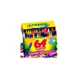 Crayola - 64 Pastelli a Cera, Modelli/Colori Assortiti, 1 Pezzo