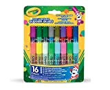 Crayola-Colle Glitter in tubetto, lavabili, 16 colori assortiti, per scuola e tempo libero, 69-4200