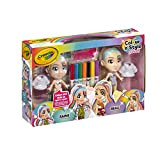CRAYOLA - Color N Style - Rainbow Twins - Bambole da personalizzare - Dai 3 anni Bianco 919200.006