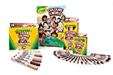 Crayola Colours of the World - Set di 24 Pastelli a Cera, 24 Pennarelli, 24 Matite Multiculturali e 1 Album ...