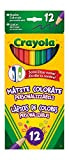 Crayola - Matite Colorate, 12 Colori Assortiti, Personalizzabili, per Scuola e Tempo Libero, 3620