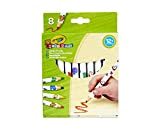 Crayola - Mini Kids, Maxi Matite a Forma Esagonale, 8 Pezzi, Età 12 Mesi, Pastelli colorati Prima Infanzia, per bambini ...