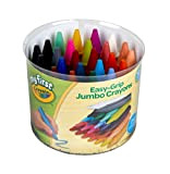 Crayola My First Crayola - Confezione di 24 pastelli a Cera Jumbo Easy-Grip