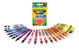 Crayola - Pastelli a Cera, Confezione da 24 Pezzi, per Scuola e Tempo Libero, Colori Assortiti, 0024