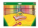 Crayola - Pastelli a cera Gira & Colora, 24 pz. , Modelli/Colori Assortiti, 1 Pezzo