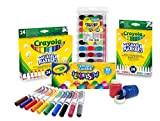 CRAYOLA- Set Scorta Convenienza, per disegnare e colorare, Colori Super Lavabili, Multicolore, 1 Unità (Confezione da 1), 7457