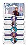 CRAZE Elastici per Capelli Accessori Frozen, Principesse Disney, 5 Tipi Gomma Decorativo Ragazza, Codini Bambini, A Forma di Cuore, Alta ...