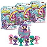 CRAZE INKEE 3 Set Sirena Space Bombe Bambini, giocattoli a sorpresa divertimento bagno sotto la doccia
