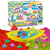 CRAZE MAGIC SAND Scatola di sabbia magica per bambini, scatola di attività da 700 g con accessori per sabbia cinetica ...