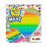 CRAZE Pop it-Fidget Toy-Giocattolo Antistress-Cuore XXL Multicolore, Ragazze e Adulti, 37454