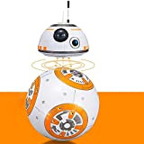 CRCR Star Wars Robot BB8 Giocattoli di Natale Robot Telecomandato per Bambini BB-8 Figura interattiva Danza Canto Giocattolo BB8 Ball ...