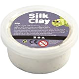 Creativ - Argilla modellabile Silk, 40 g, colore bianco