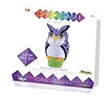 CreativaMente- Creagami Gufo Gioco di Creativita Origami Modulari, Multicolore, One Size, 141341