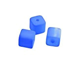 Creative-Beads Polaris - Perline a cubo, 6 x 6 mm, confezione da 10 pezzi, colore: Blu royal