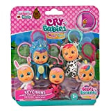 CRY BABIES MAGIC TEARS Confezione da 5 Portachiavi, Portachiavi a Sorpresa delle tue bambole mini Cry Babies preferite (7 cm) ...