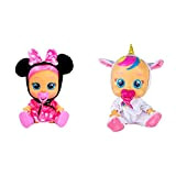 Cry Babies- Minnie Giocattolo, Multicolore, 86357IMAZ & Fantasy Dreamy Unicorno | Bambola interattiva che piange lacrime vere con ciuccio e ...