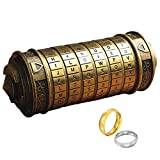 Cryptex Puzzle Boxes Da Vinci Code Mini Cryptex Lock con scomparti nascosti Anniversario San Valentino Misterioso regalo di compleanno per ...