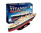 Cubic Fun- Titanic Modellino Puzzle 3D, Multicolore, T4011h