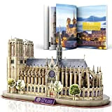 CubicFun National Geographic Puzzle 3D Notre Dame de Paris, 128 Pezzi