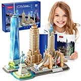 CubicFun Puzzle 3D New York CityLine Architettura Kit di Modellismo Souvenir per Bambini e Adulti