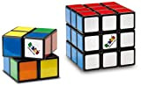 Cubo di Rubik, confezione Duo con l'originale 3x3 e il mini 2x2, classico rompicapo ad abbinamento di colori, per adulti ...
