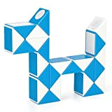 Cubo di Serpente con 24 Blocchi, Agitarsi Serpente, Maomaoyu Giocattolo Puzzle Cubo di Plastica, Twist Puzzle Toy per Bambini e ...