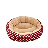 Cuccia calda Cuddler Kennel Soft Puppy Sofa Round Nest Cuscini per dormire per cani e gatti lavabili