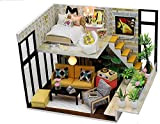 Cuteroom Kit Fai da Te Mini Dollhouse Wooden Furniture Casetta Fatta a Mano con Carillon – per Il Montaggio di ...