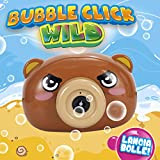 D-KIDZ Bubble Game Animal Click Orso, Sparabolle con 2 Ricariche, DIP76655