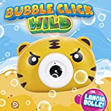 D-KIDZ Bubble Game Animal Click Tigre, Sparabolle con 2 Ricariche, DIP76653