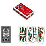 Dal Negro - Mazzo di carte Piacentine Italia, composto da 40 carte in cartoncino, ideali per giocare a scopa e ...