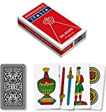 Dal Negro - Mazzo di carte Romagnole Italia, composto da 40 carte in cartoncino, ideali per giocare a scopa e ...
