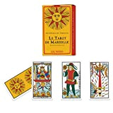 Dal Negro - Tarot De Marseille di Carlo Bozzelli, Carte Tarocchi Originali con Libretto in Italiano, Mazzo Tarocchi Tradizionale per ...