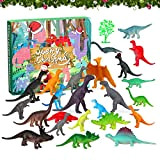 DAOUZL Calendari Avvento Dinosauro, Natale Regalo Advent Calendar con 24 Giocattoli di Dinosauri, Advent Calendar Ragazzi, Calendario Dell'Avvento di Natale ...