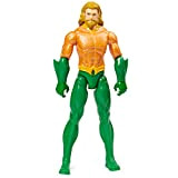 dc comics | Aquaman | Personaggio Aquaman 30 cm | Personaggio in Scala 30 cm con Decorazioni Originali, Mantello e ...