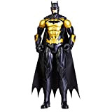 dc comics | Batman | Personaggio Batman Oro e Nero in Scala 30 cm con Decorazioni Originali, Mantello e 11 ...