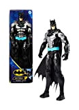 dc comics | Batman | Personaggio Batman Tech con Armatura Argento e Nera in Scala 30 cm con Decorazioni Originali, ...