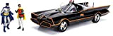 DC Comics Classic TV Series Batmobile Die-cast Car, 1:18 Scale Vehicle& 3 Batman & Robin Collectible Figurine