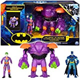 dc comics Tech Armor (Armatura tecnologica trasformabile) con Figure d'azione da 10 cm di Batman e Il Joker, Colore Black, ...