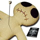 Dead Eye Doll Raw - Voodoo Doll with Voodoo Needle and Authentic Ritual Instructions