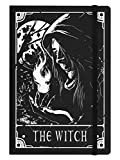 Deadly Tarot The Witch A5 Taccuino Nero 14x21cm