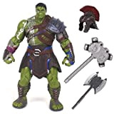 DEERO 20cm Marvel Hulk Thor 3 Ragnarok Mani Mobili Martello da Guerra Ascia da Battaglia Gladiatore Hulk Action Figure Modello ...