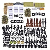Dellia Custom Armi Set Accessori Militari Set di Armi per Soldati della Polizia SWAT Team Mini Figures, Compatible con Lego