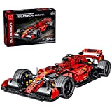 Dellia Technic - Modellino macchina F1, 1100 pezzi, 1:14, macchina da corsa della Formula 1, costruzioni, giocattoli da costruire, compatibile ...