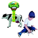 Deluxebase Animal Adventure Replica - Mucca Modellino Giocattolo Mucca. Animaletto da Fattoria Giocattolo di Grandi Dimensioni Ideale per Bambini
