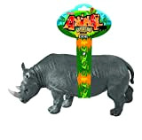 Deluxebase Rinoceronte Toy Animal Adventure Replica Figure Figure Animali di Grande Rinoceronte Sono i Giocattoli Animali di Safari Ideale per ...