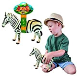 Deluxebase Zebra Toy Animal Adventure Replica Figure Figure Animali della Grande Zebra Sono i Giocattoli Animali di Safari Ideale per ...