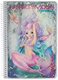Depesche- Libro da colorare Fantasy Model Mermaid, Circa 17 x 23,5 x 1,5 cm, 10472