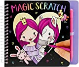 Depesche- Libro da colorare Mini Magic Scratch, Princess Mimi, 20 Pagine con Linee predisegnate e Penna AntiGraffio, Circa 15,3 x ...